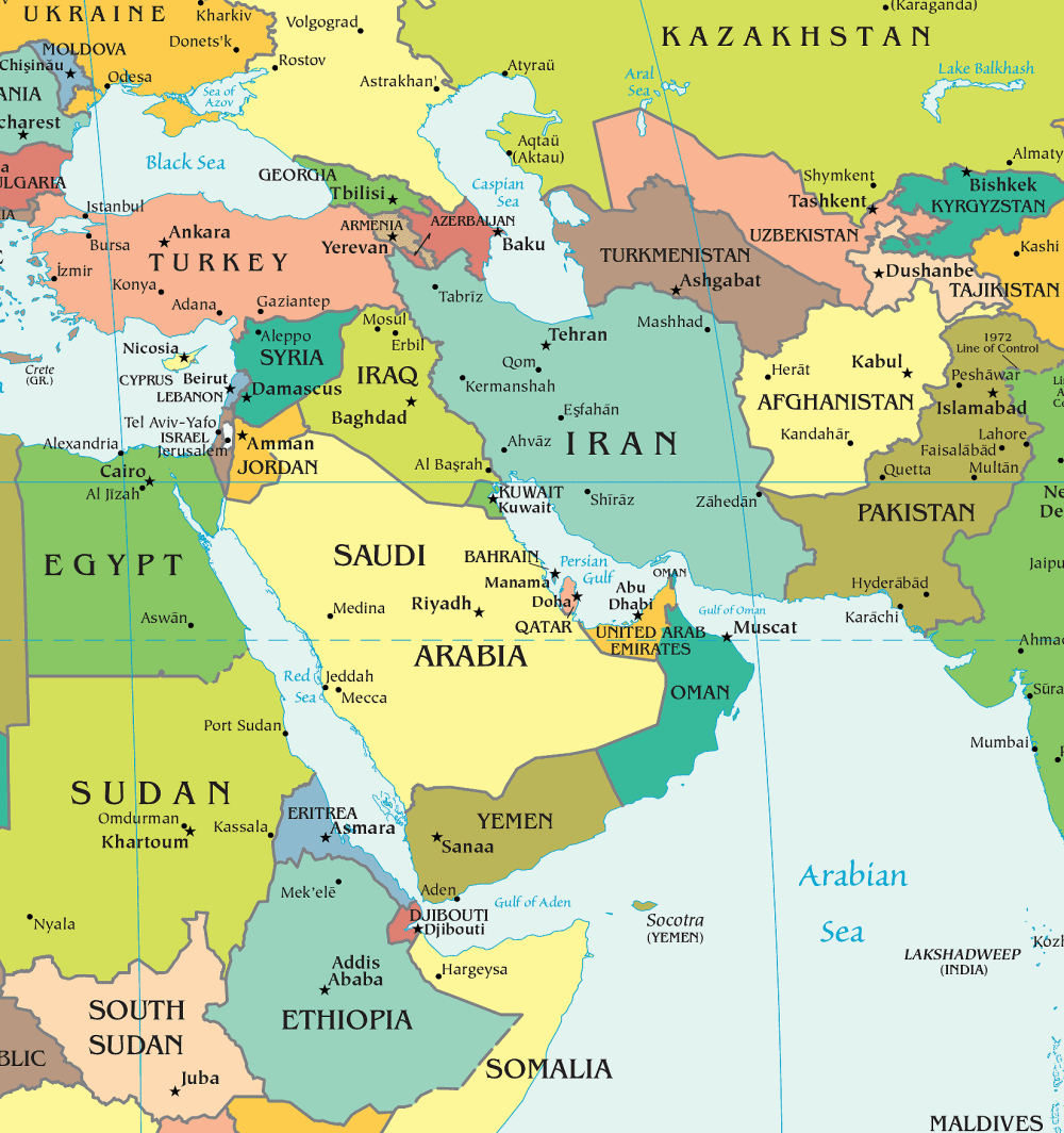 Asie-Moyen-Orient-Politique
