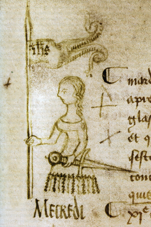 Portait de la Pucelle (?) trouvé au coeur de mon pays natal ( Brizay, Dandesigny, Loudun)